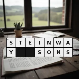 Hasło krzyżówkowe amerykańska fabryka fortepianów - steinway & sons – rozwiązanie, synonimy, podpowiedzi i definicje krzyżówkowe